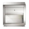 thumbnail image 1 of RXF-648 Rochadh Modern & Contemporary Hollywood Glamour Style 1-Drawer & 1-Shelf Nightstand & Bedside Table, 1 of 1