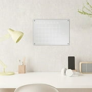 RXIRUCGD 2025 Wall Calendar Board, Hanging Erasable Weekly Calendar, Reusable Blank Transparent Weekly Planner, Meal Planning Board, Notes List Board Sticks