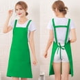 thumbnail image 1 of RXIRUCGD Adjustable Cross-Back Apron with Pockets - Comfortable Kitchen Cooking Apron for Chefs and Bakers, Water-Resistant Polyester Fabric with Wide Coverage Protection, 1 of 5