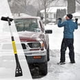 thumbnail image 1 of RXIRUCGD Adjustable Snow Removal Tool with Ice Scraper and Brush 3-in-1 Winter Car Cleaning Kit for Windshield Windows Roof Protection Against Snow Ice, 1 of 6