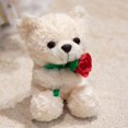 thumbnail image 1 of RXIRUCGD Adorable Teddy Bear Plush Doll with Rose Hat Cute Gift for Girlfriend Birthday Present Romantic Home Decoration Soft Stuffed Animal Toy, 1 of 6