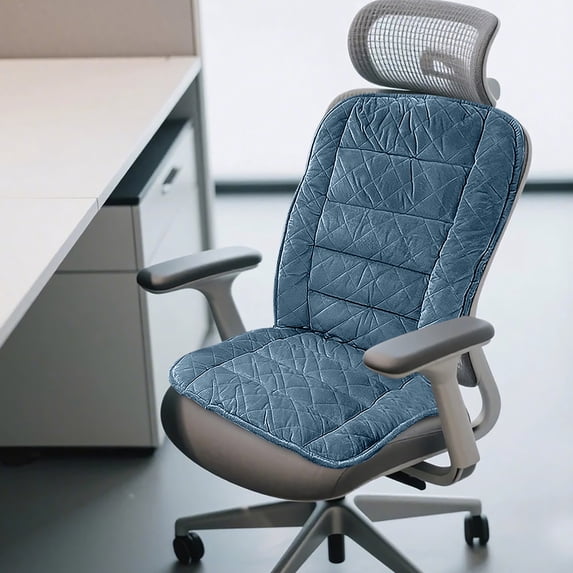 RXIRUCGD All-Season Heated Seat Cushion with Lumbar Support - Integrated Design Office Chair Pad for Long Sitting, Warmth Function for Winter Use, Multi-Scenario Comfort for Home Car and Workplace