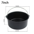 thumbnail image 1 of RXIRUCGD Cake Pan Baking Tray, 7 Inch Non Stick AirFryer Cake Barrel Baking Pan Tray Frying Basket, 1 of 2