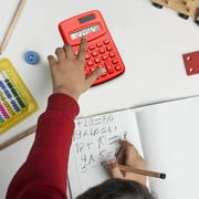 RXIRUCGD Calculator, Basic Standard Calculators Mini Digital Desktop Calculator With 8-Digit LCD Display. Smart Calculator Pocket Size For Home School For Kids,Red