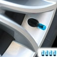 thumbnail image 1 of RXIRUCGD Car Tire Valve Caps Tire Stem Caps, Aluminum Alloy Car Nozzle Cap Tire Nozzle Cover, 1 of 7