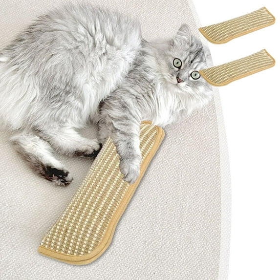 RXIRUCGD Catnip Filled Scratching Pad with Sisal Material for Cats Non-Shedding and Hand-Sewn Safe Design Multi-Functional Toy for Scratching and Play