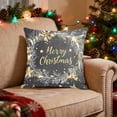 thumbnail image 1 of RXIRUCGD Christmas Themed 3D Effect Printed Pillow Case with Festive Gnomes Snowflakes Patterns, Soft Polyester Cushion Cover for Sofa Bed Chair Home Decor Office Christmas Decoration, 1 of 6
