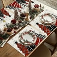 thumbnail image 1 of RXIRUCGD Christmas Tree Pattern Placemat, 12x18 Inches Heat Insulated Table Mats for Party Kitchen Dining Room, Wrinkle-Resistant Linen Material with Beautiful Holiday Designs, 1 of 6