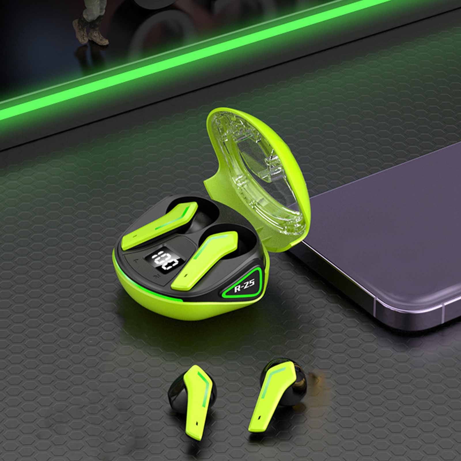 RXIRUCGD Colorful Breathing Light In Ear Type High Battery Low Latency ...