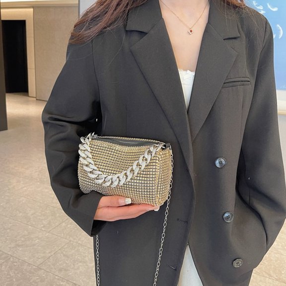 RXIRUCGD Compact Minimalist Shoulder Purse - Sleek Design Handbag for Essential Carry to Work Dating and Parties