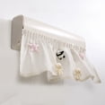 thumbnail image 1 of RXIRUCGD Cotton Linen Air Conditioner Wind Curtain with Wall Mounted Design - Multi-Functional Semi Curtain for Windows and Cabinet Protection, 1 of 6