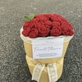 thumbnail image 1 of RXIRUCGD Crochet Flower, Knitted Roses Hand Woven Rose Simulation Yarn Knitted Bouquet Floral Decoration Gift,Red, 1 of 2