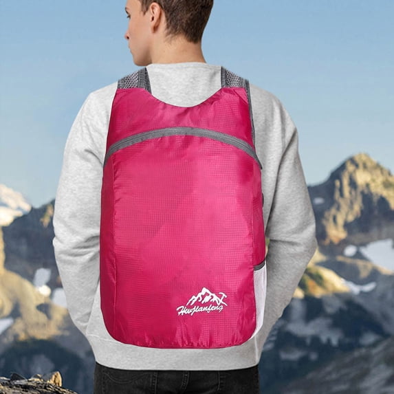 RXIRUCGD Cycling Hiking Backpack Water Resistant Travel Backpack Lightweight Daypack Sport Bag Outdoor Folding Shoulder Bag FOR Women Men