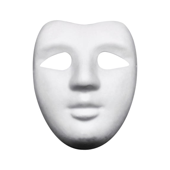 RXIRUCGD DIY Crafts White Masks Originality Crafts 10pcs