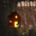 thumbnail image 1 of RXIRUCGD DIY Luminescent Bird Sanctuary - Wooden Assembled Birdhouse with Integrated Light Function for Outdoor Bird Enthusiasts, 1 of 9