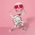 RXIRUCGD Dancing Skeleton Man Swinging Skeleton Toy Clockwork Printing