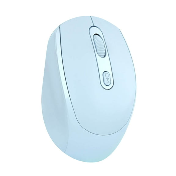 RXIRUCGD Dual Mode Wireless Bluetooth 5.1 Silent Mouse - Adjustable 1600 DPI Optical Sensor Ergonomic Design for Laptop PC Tablet and Office Gaming