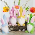 thumbnail image 1 of RXIRUCGD Easter Decorations Easter Bunny Gnomes Ornament for Home, Indoor, Tiered Tray, Office, Desk - Spring Easter Rabbit Centerpiece Table Decor - Easter Basket Stuffers Gifts for Kids, Women, Mom, 1 of 3