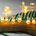 thumbnail image 1 of RXIRUCGD Easter Decorations String Lights Bunny Carrot Shaped String Lights Battery Operated, Easter Decorations Spring Rabbit Fairy Lights for Home Easter Basket Eggs Party Seasonal, 1 of 6