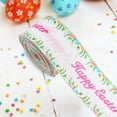 thumbnail image 1 of RXIRUCGD Easter Ribbon Rolls, Easter Eggs Wired Edge Ribbons, Decorative Wrapping Ribbons for Gift, Easter Decoration Colorful DIY Craft Ribbons, Easter Fabric Ribbon Decor, 1 of 6