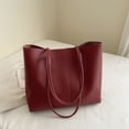 thumbnail image 1 of RXIRUCGD Fashionable PU Leather Shoulder Handbag - Versatile Work Tote for Business Meetings and Weekday Commute, 1 of 6