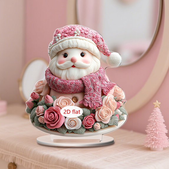 RXIRUCGD Festive 2D Flat Ornament for Christmas Tree Decorations and Holiday Home Decor, Lightweight Decorative Ornament for Creating Merry Seasonal Displays