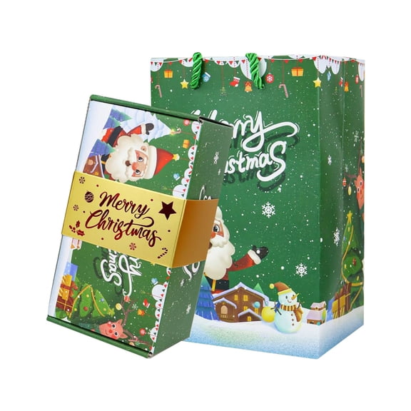 RXIRUCGD Festive Pop-Up Surprise Gift Box Set with Glitter Confetti - Creative Bouncing Present for Christmas, Birthdays and Special Occasions - Includes Decorative Gift Bag
