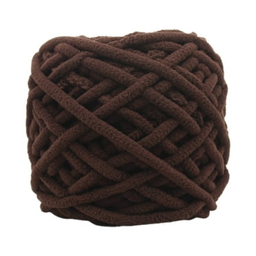 RXIRUCGD Fluffy Yarn, Hand-woven Thick Chunky Blanket Yarn for Crocheting Plush Soft Yarn for Knitting Blanket Craft Sweater Doll