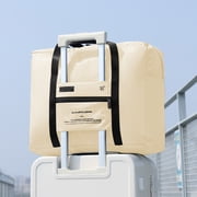 RXIRUCGD Foldable Nylon Luggage Bag with Large Capacity for Business Travel, Lightweight Airplane Carry-On with Multiple Pockets for Organized Packing