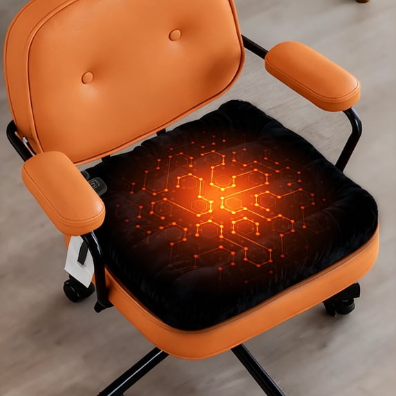 RXIRUCGD Graphene USB Heating Seat Cushion with 3 Heat Settings for Long Sitting Comfort, Portable Office Chair Pad with Even Heat Distribution Technology