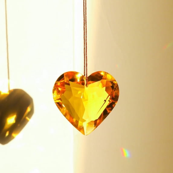 RXIRUCGD Hanging Crystals Suncatchers Glass Pendant, Sun Catchers With Crystals Hanging Crystals Suncatchers For Colored Crystals Prisms Glass Hanging Pendant Christmas Tree Decoration
