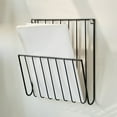 thumbnail image 1 of RXIRUCGD Iron Wall Mounted Book Rack - Modern Space Saving Storage Rack for Bedroom Study - Multi Functional Display Shelf for Books Magazines, 1 of 6