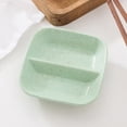 thumbnail image 1 of RXIRUCGD Japanese Style Seasoning Dish Set - Wheat Straw Sauce and Vinegar Containers with Divided Sections, Perfect for Condiments and Snacks, 1 of 6