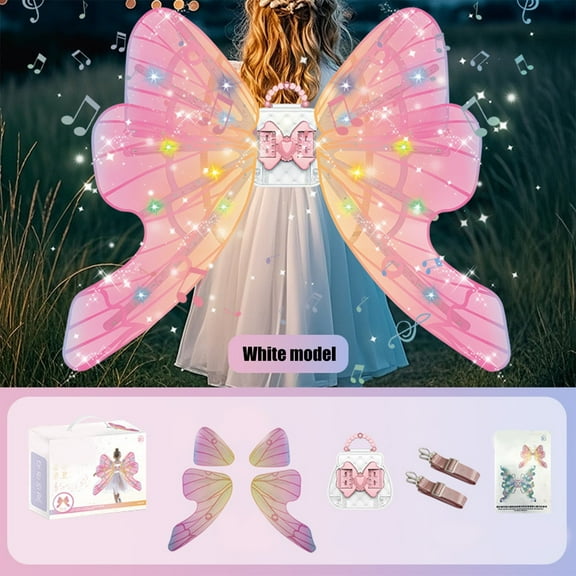 RXIRUCGD Magical LED Light-Up Music Toy, Adjustable Fairy Accessory for Holiday Parties and Dress-Up Play