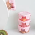 thumbnail image 1 of RXIRUCGD Mini Food Storage Containers with Lids - Stackable Bento Boxes for Snacks Lunch Meal Prep Organization, 1 of 6