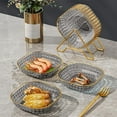 thumbnail image 1 of RXIRUCGD Modern Clear Plastic Serving Tray for Snacks and Appetizers, Versatile Party Platter for Dried Fruits Nuts Candy Display, Durable Kitchen Tableware for Home Entertaining and Gatherings, 1 of 6