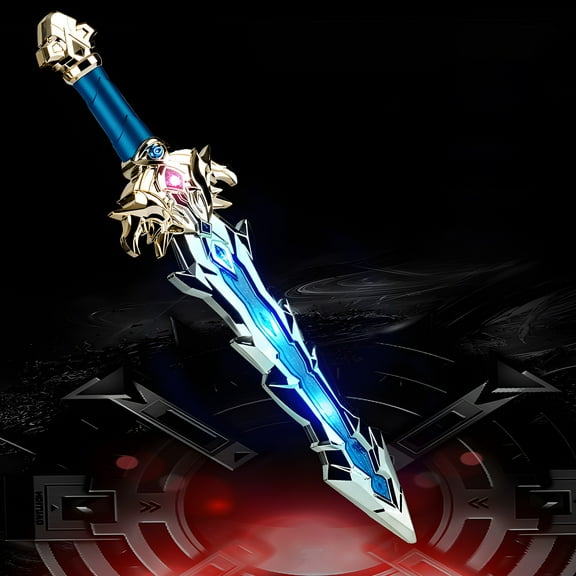 RXIRUCGD Motion Activated Glowing Sword Toys with Sound Effects - Shaking Sensor Technology CollectibleSimulation Sword Props for Holiday Birthday Gifts