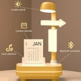 thumbnail image 1 of RXIRUCGD Multifunctional Bluetooth Speaker Night Light with Adjustable Brightness, LED Desk Lamp with Digital Calendar for Bedroom, Office and Dormitory Decor, 1 of 5