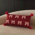 thumbnail image 1 of RXIRUCGD Oversized Red Bowknot Throw Pillow with Removable Cover, Lumbar Support Cushion for Bed Sofa Office Chair, Stylish Home Decor Accent Pillow for Modern Living Room Bedroom, 1 of 7