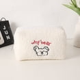 thumbnail image 1 of RXIRUCGD Plush Pencil Case Pencil Pouch Personalized Bear Large Cosmetic Bag Makeup Bag Travel Bag Bridesmaids Gifts Wedding Favor Gifts, 1 of 3