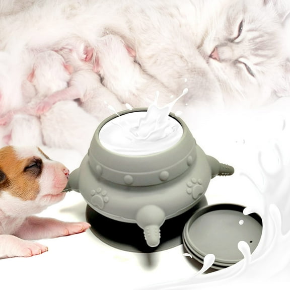 RXIRUCGD Puppy Feeder Bottle Puppy Milk Replacement Silicon Puppy Bottles For Nursing With 4 Nipples Puppy Feeders For Multiple Puppies