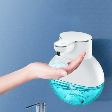 RXIRUCGD Soap Dispenser, Wall-Mounted Foam Sanitizer Machine Contact-Free Induction Spray Soap Dispenser Intelligent Automatic Induction USB Charging Small Household Soap Dispenser,Liquid Hand Wash