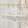 thumbnail image 1 of RXIRUCGD Stainless Steel Clothes Drying Rack With Clips - Multi Functional Garment Organizer For Pants Socks Underwear - Space Saving Laundry Hanger For Indoor Outdoor Use, 1 of 6