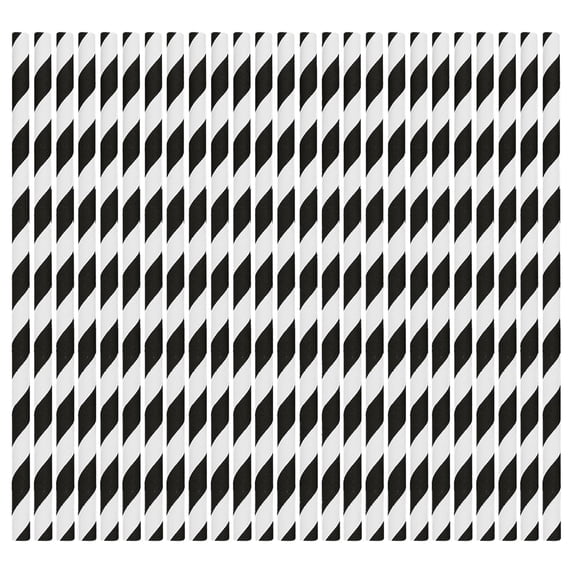 RXIRUCGD Straws, 100PCS Paper Straws Assorted Colors Striped Drinking Straws For Shakes Cocktail Coffee
