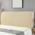 thumbnail image 1 of RXIRUCGD Stretchable Headboard Cover Dust Protection Fabric Slipcover for Upholstered Bed Washable Elastic Design for Bedroom Home Decor, 1 of 8