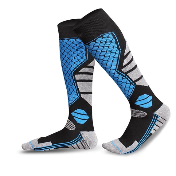 RXIRUCGD Thermal Ski Socks for Men and Women - Thickened Winter Snowboarding Socks with Moisture-Wicking Technology - Arch Support & Cushioned Footbed - Keeps Feet Warm in -20℃ Conditions