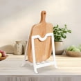 thumbnail image 1 of RXIRUCGD Vertical Desktop Paper Towel Holder - Multi-Purpose Kitchen Organizer for Napkins, Cutting Boards and Pot Lids, Space Saving Design for Countertops, 1 of 5