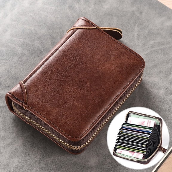 RXIRUCGD Wallet, Credit Card Wallet Men's And Women's Card Case RFID Shielded Wallet Compact Size Multi Card Position Design Suitable For Credit Card Storage Going Out Valentines Day Gift for Him Her