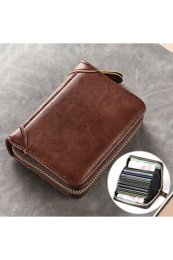 Wallet, Credit Card Wallet Men's And Women's Card Case RFID Shielded Wallet Compact Size Multi Card Position Design Suitable For Credit Card Storage Going Out Valentines Day Gift for Him Her
