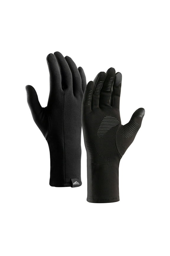 Winter Gloves Liners - Ski Gloves Liners for Men and Women, Thin & Lightweight Cold Weather Liners Gloves with Flip Finger Design